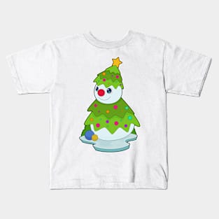 Snowman Christmas Christmas tree Kids T-Shirt